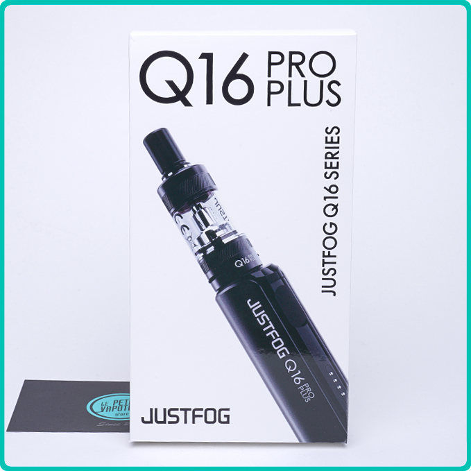 Packaging du Kit Q16 Pro Plus Justfog